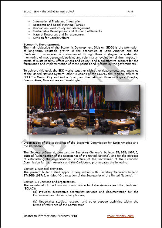 Commissione economica per l'America Latina ei Caraibi (ECLAC CEPAL)