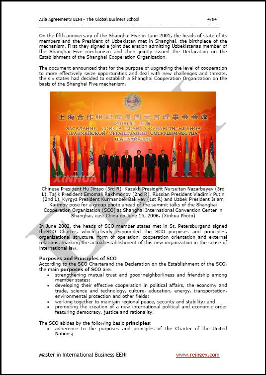 Organizzazione di Shanghai per la cooperazione (SCO)