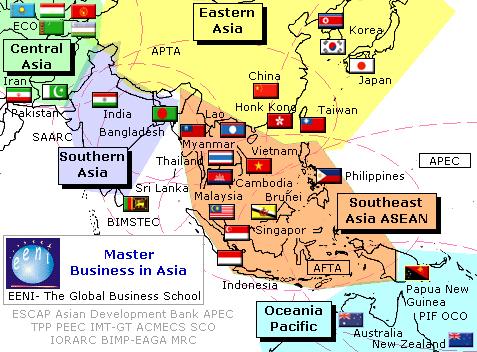 Commercio estero Asia